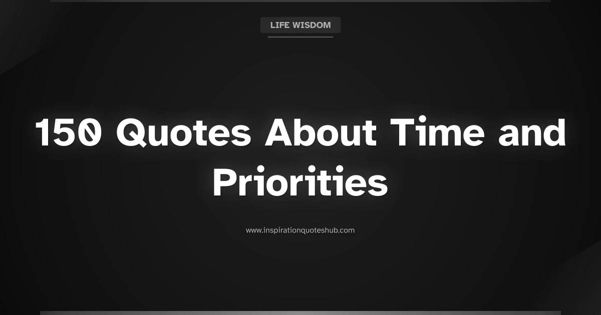 Featured image for 150 Quotes About Time and Priorities to Help You Focus