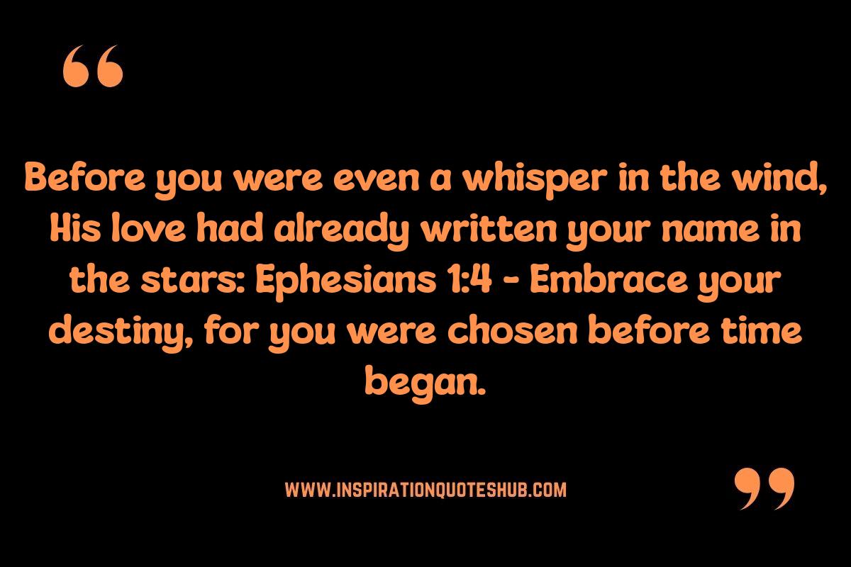 Chosen by God Before Birth: Scriptural Insights on Divine Foreknowledge Chosen by God Before Birth: Scriptural Insights on Divine Foreknowledge