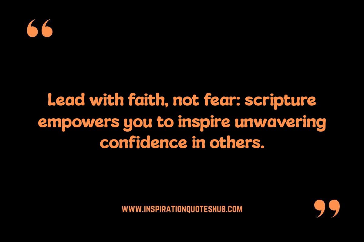 Courage in Leadership: Biblical Examples and Verses Courage in Leadership: Biblical Examples and Verses