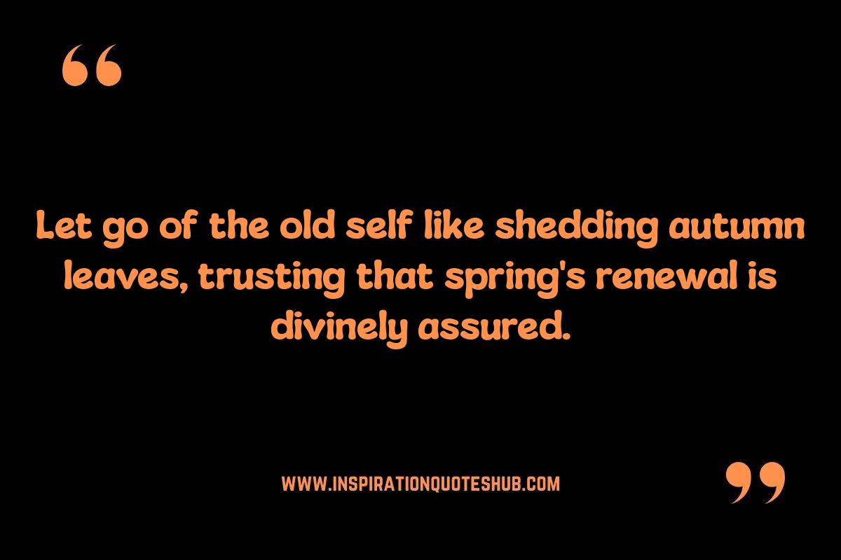 Embracing Transformation: Letting Go of the Old Self Embracing Transformation: Letting Go of the Old Self