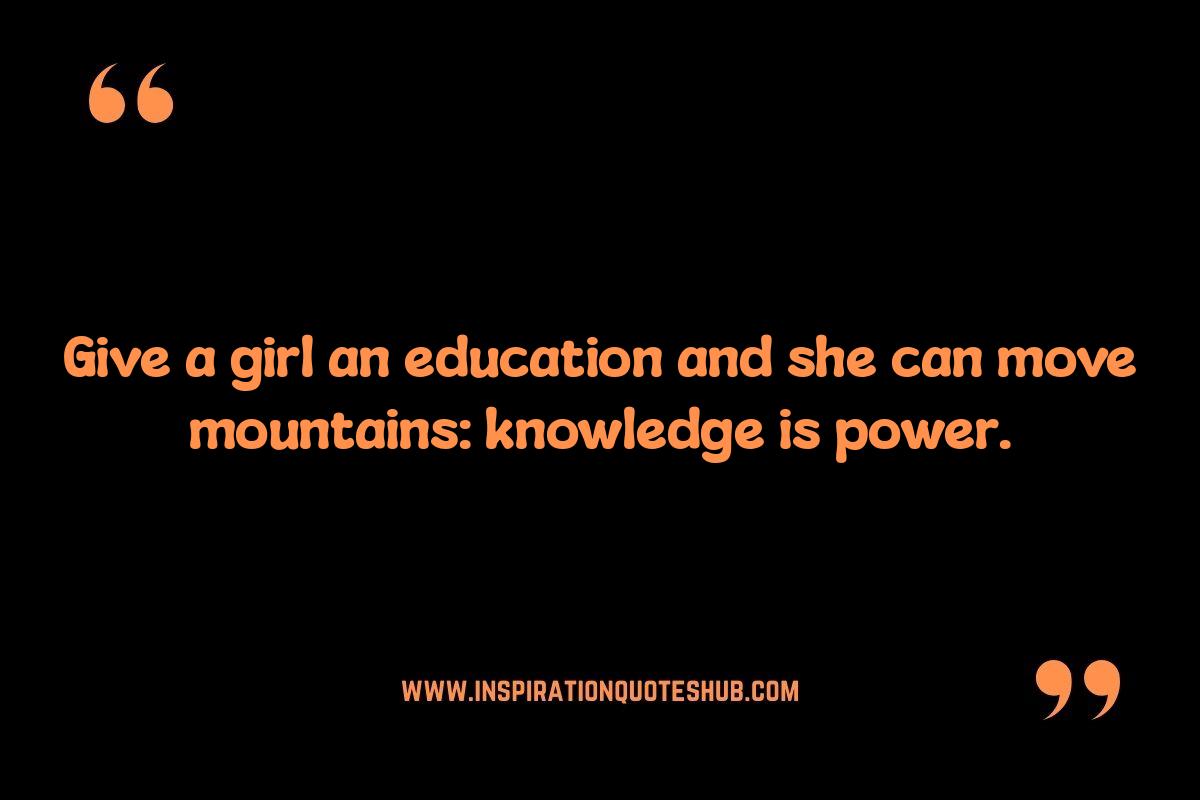 Quotes on Women's Rights in Education: Breaking Barriers Quotes on Women's Rights in Education: Breaking Barriers