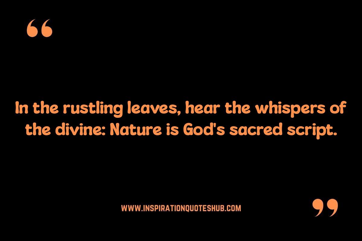Spiritual Life Quotes: Connecting with Nature and the Divine Spiritual Life Quotes: Connecting with Nature and the Divine