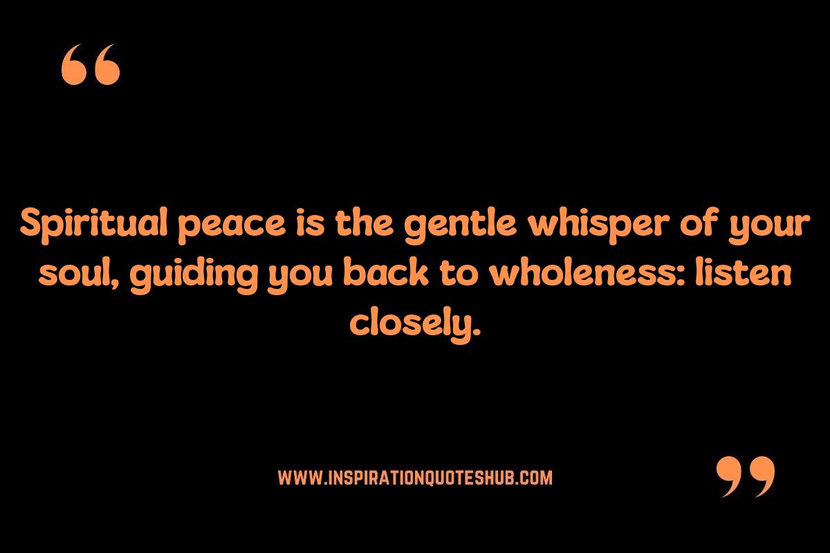 Spiritual Peace Quotes: Finding Serenity in Words Spiritual Peace Quotes: Finding Serenity in Words
