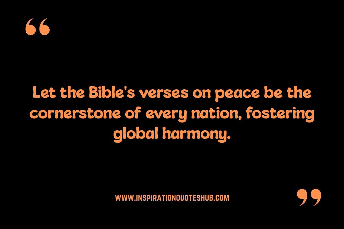 World Peace: Bible Verses on Global Harmony World Peace: Bible Verses on Global Harmony